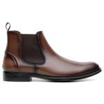 Bota Masculina Berlim Chelsea Couro Havana