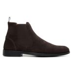 Bota Masculina Berlim Chelsea Camurça Café