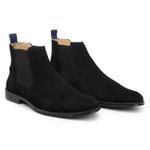 Bota Masculina Berlim Chelsea Camurça Preto