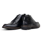 Coturno Masculino Ravena Couro Preto