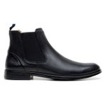 Bota Masculina Berlim Chelsea Couro Pelica Preto