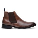 Bota Masculina Madrid Chelsea Couro Havana