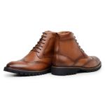 Bota Brogue Ravena Couro Whisky