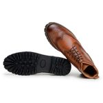 Bota Brogue Ravena Couro Whisky