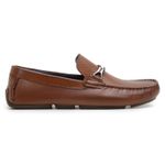 Mocassim Masculino Sopraffino Drive Fivela Couro Whisky