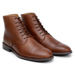 Bota Masculina Londres Couro Whisky