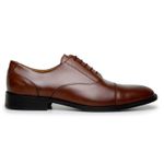 Sapato Masculino Oxford Londres Couro Conhaque 