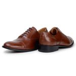 Sapato Masculino Oxford Londres Couro Conhaque 