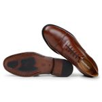 Sapato Masculino Oxford Londres Couro Conhaque 