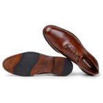 Sapato Masculino Wholecut Tulsa Couro Conhaque