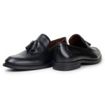 Sapato Loafer Detroit Couro Preto 