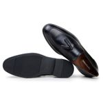 Sapato Loafer Detroit Couro Preto 