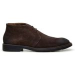 Bota Ankle Boot Moscou Camurça Aged Café