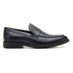 Sapato Masculino Genova Loafer Couro Preto 