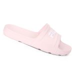 Chinelo Slide Fila Sleek Feminino - Rosa+Branco
