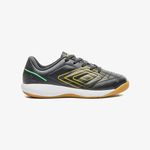 Chuteira Futsal Juvenil Umbro BR - Preto+Branco