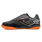 Chuteira Futsal Umbro Pró 5 Bump Club Unissex - Grafite+Laranja