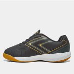 Chuteira Futsal Juvenil Umbro Pro 5 - Preto+Dourado