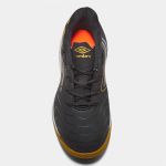 Chuteira Futsal Juvenil Umbro Pro 5 - Preto+Dourado