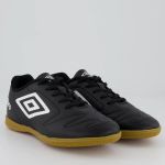 Chuteira Futsal Juvenil Umbro Class 2.2 - Preto+Branco