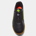 Chuteira Futsal Juvenil Umbro Class 2.2 - Preto+Limão