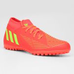 Chuteira Society Adidas Predator Edge 4 S TF - Laranja+Verde