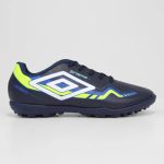 Chuteira Society Juvenil Umbro Prisma Unissex - Branco+Verde