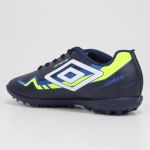 Chuteira Society Juvenil Umbro Prisma Unissex - Branco+Verde