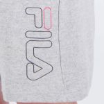Bermuda Fila Practical Logo Outline Cinza Mescla