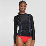  Camiseta Fila Water Sports Manga Longa Feminina Preto