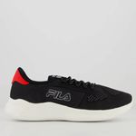 Tênis Fila Clip Masculino - Preto+Vermelho