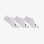 Meia 6 Pares Tripack Fila Cano Curto Lisa Unissex 