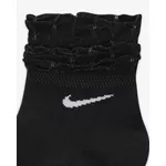 Meia de Treino Nike Everyday Com Babado - Preto