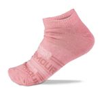 Meia de Treino Unissex Under Armour Essential NS - Pacote com 3 pares - Rosa+Branco