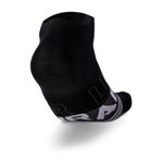 Meia de Treino Unissex Under Armour Essential NS - Pacote com 3 pares - Preto+Branco