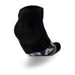 Meia Unissex Under Armour Essentials Invisivel - Pacote com 6 pares - Preto+Cinza