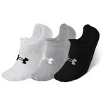 Meia Under Armour Ultra Lo 3 Pares LG - Branco Cinza Preto
