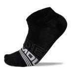 Meia Unissex Under Armour Essentials Invisivel - Pacote com 6 pares - Preto+Cinza