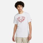 Camiseta Nike Court Rafa Nadal Masculina - Branco+Vermelho