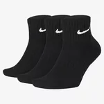 Meia Nike Everyday Cushion - 3 pares - Preto - 39/43