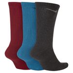 Kit 6 pares Meias Nike Everyday Plus Cushioned - 34 ao 38