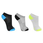 Meia Olympikus Cano Invisível pacote c/ 3 pares Masculino - Corre Treino