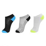 Meia Olympikus Cano Invisível pacote c/ 3 pares Masculino - Corre Treino