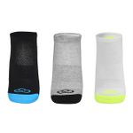 Meia Olympikus Cano Invisível pacote c/ 3 pares Masculino - Corre Treino