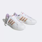 Tênis Adidas Grand Court Farm 2.0 Feminino - Branco+Vermelho
