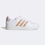 Tênis Adidas Grand Court Farm 2.0 Feminino - Branco+Vermelho