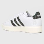 Tênis Adidas Grand Court 2.0 Masculino - Branco+Verde Militar