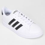 Tênis Adidas Grand Court Base 2.0 Masculino - Branco+Preto