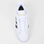 Tênis Adidas Grand Court Alpha Masculino - Branco+Preto