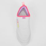 Tênis Infantil Slip On Fila Cano Baixo Gamer - Branco+Rosa